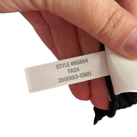 NWT Madewell True Black Merino Wool-Silk Blend Scoopneck Sweater Womens Large - Picture 7 of 8